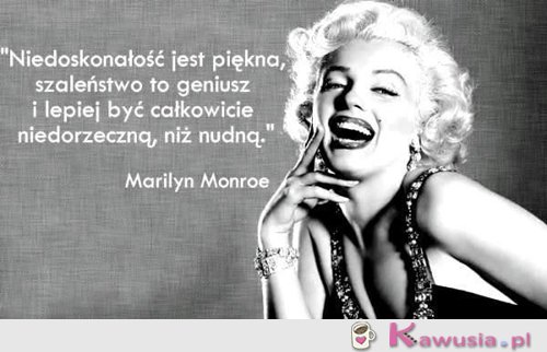 Niedoskonałość jest piękna...