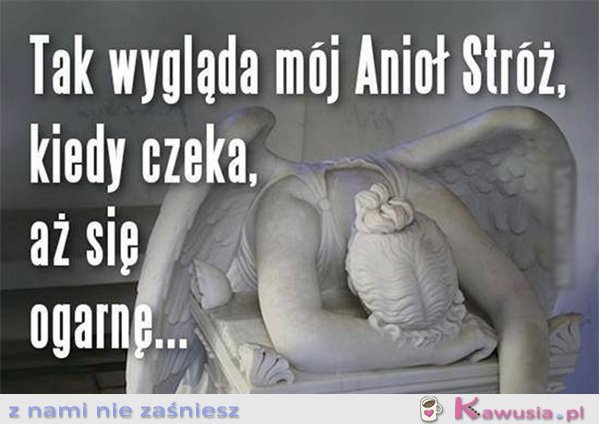 Tak wygląda mój Anioł Stróż