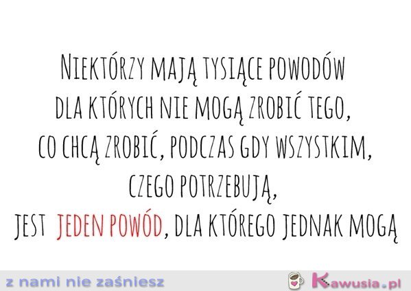 Tysiące powodów