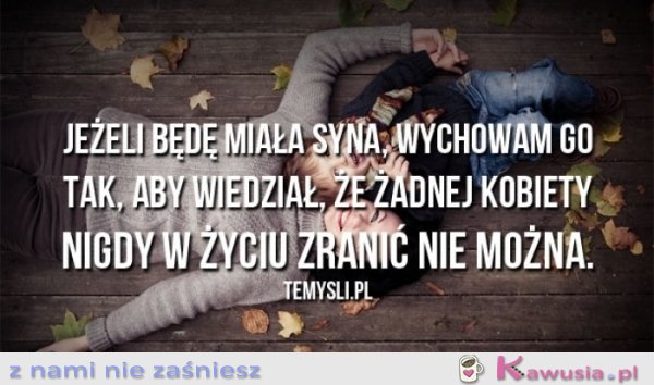 Jeżeli będę miała syna