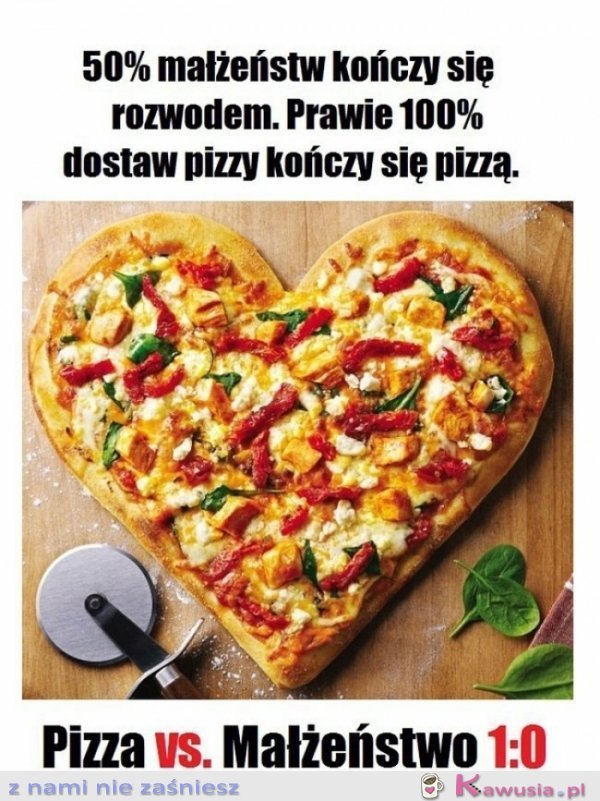 Małżeństwo kontra pizza