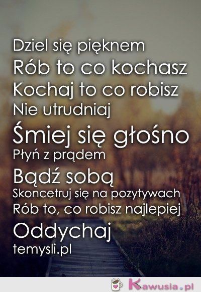 Dziel się pięknem...