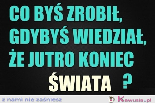 Co byś zrobił?