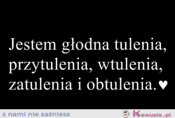 Jestem głodna tulenia