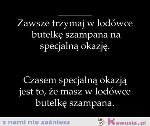 Zawsze jest okazja
