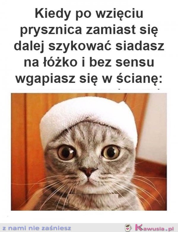 Kiedy po prysznicu