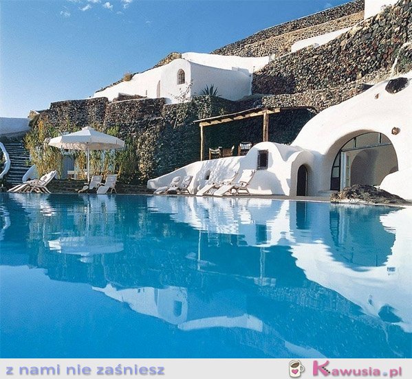 Piękne miejsce Santorini