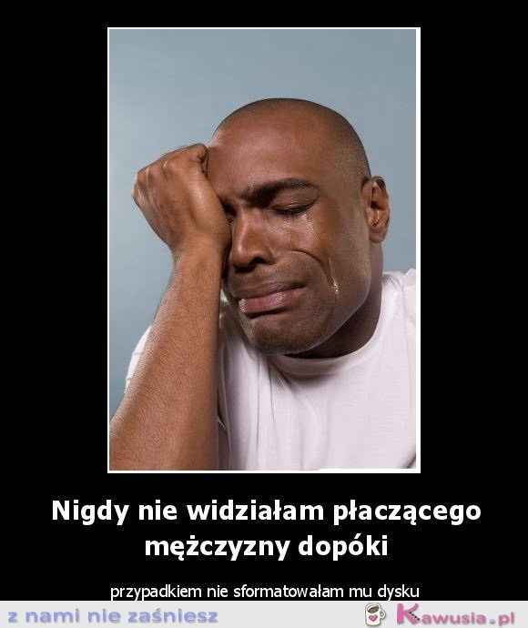 Płaczący mężczyzna