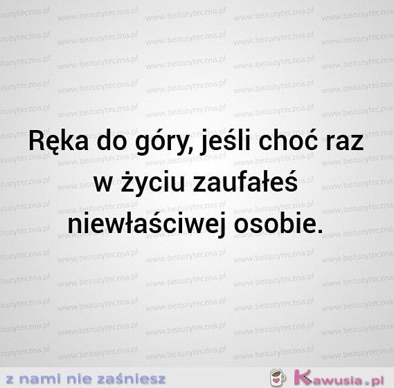 Ręka do góry