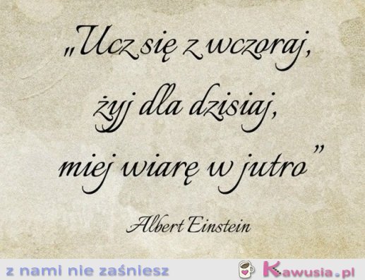 Albert prawdę mówi...