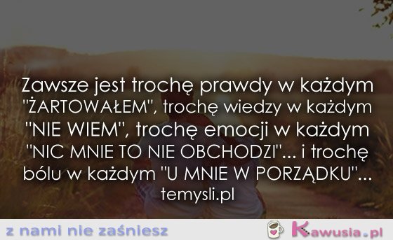 Trochę prawdy...