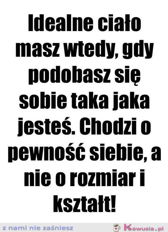 Nic dodać, nic ująć...