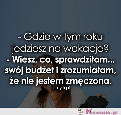 Gdzie w tym roku jedziesz na wakacje?