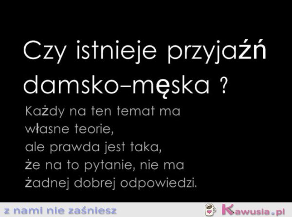 Czy istnieje przyjaźń damsko-męska?