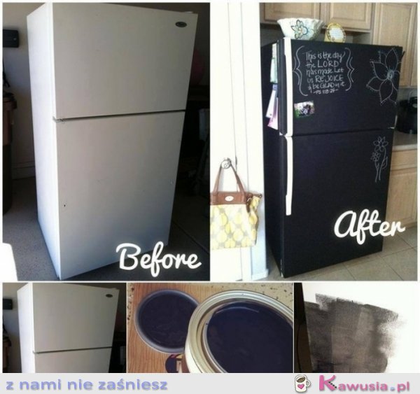 Pomysł na starą lodówkę