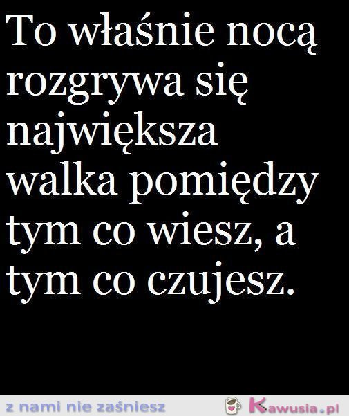 To właśnie nocą