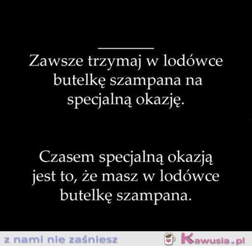 Tak na wszelki wypadek