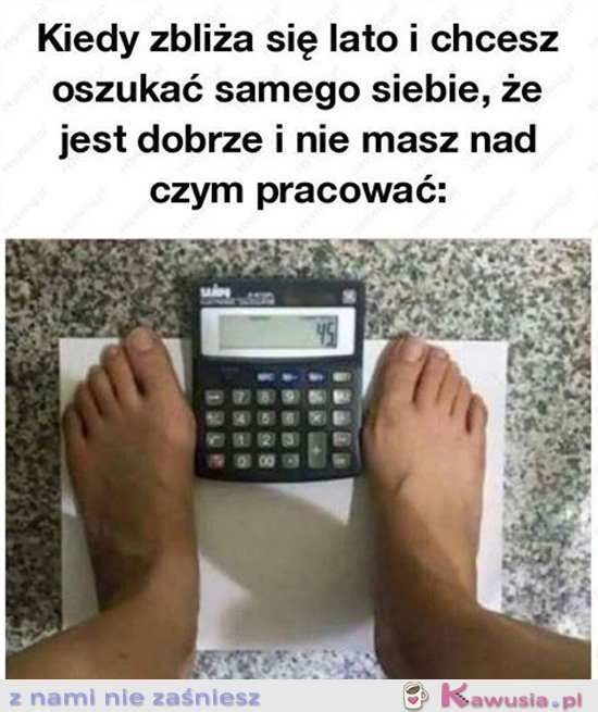 Próbuję oszukać samą siebie