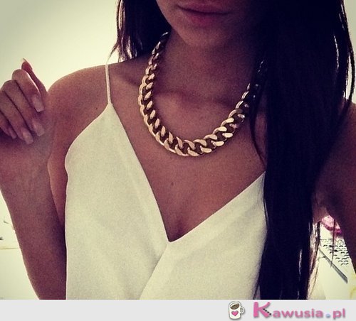 Kopertowa biała bluzka