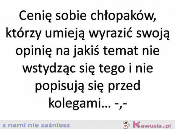 Cenię sobie