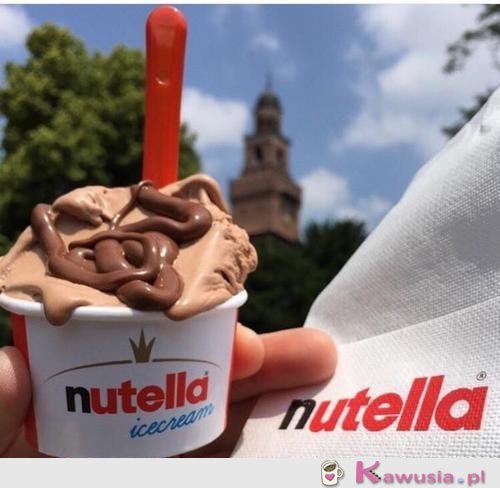 Lody nutella