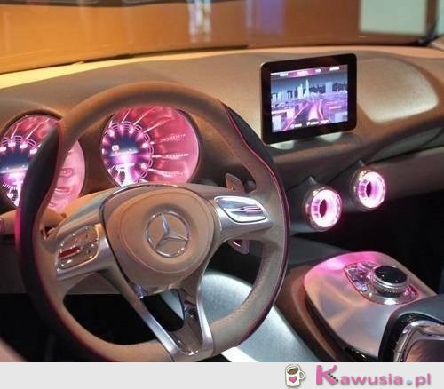 Cudowne wnętrze Mercedesa