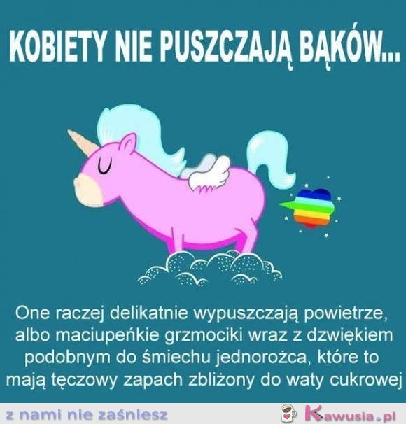 Kobiety nie puszczają bąków..