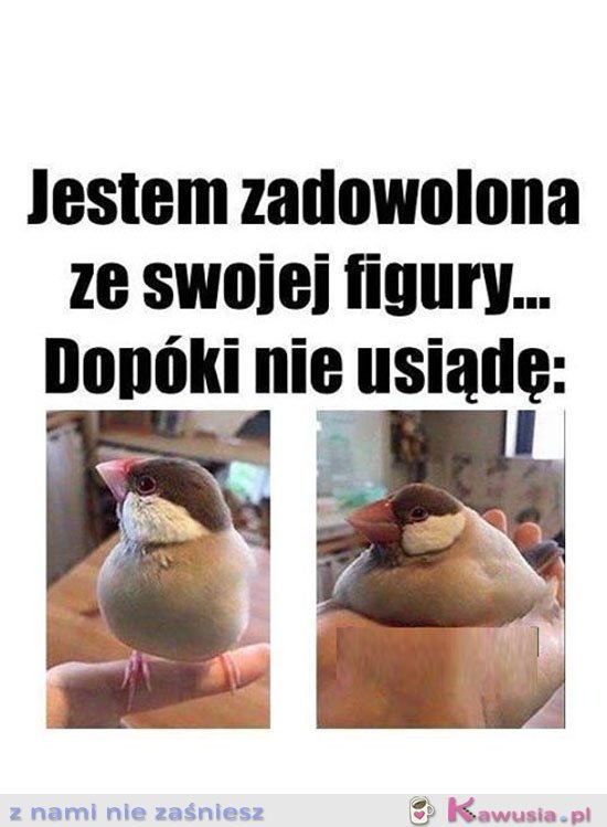 Jestem zadowolona ze swojej figury