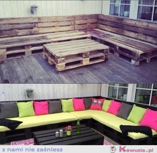 Pomysł na stare palety