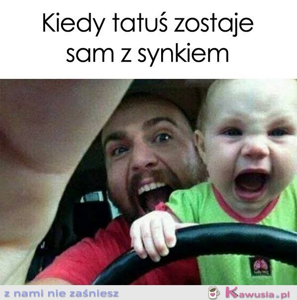 Kiedy tatuś zostaje sam z synkiem