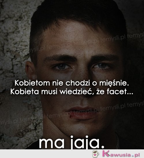 Kobietom nie chodzi o mięśnie...