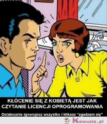 Kłótnia z kobietą