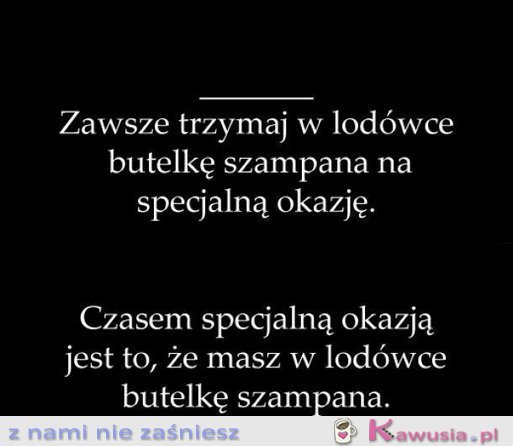 Tak na wszelki wypadek...