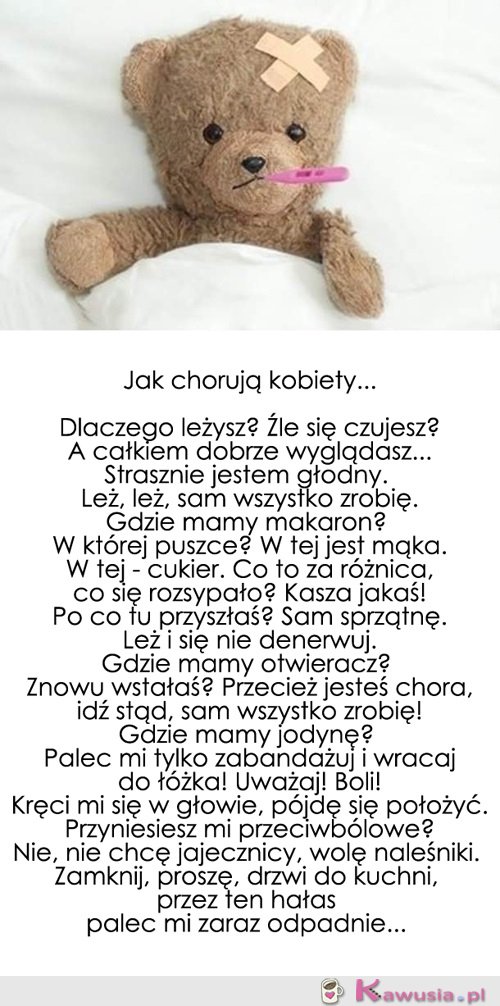 Jak chorują kobiety - historia prawdziwa