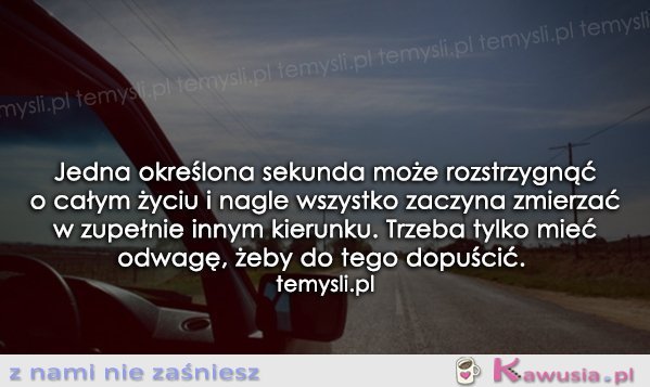 Jedna określona sekunda...