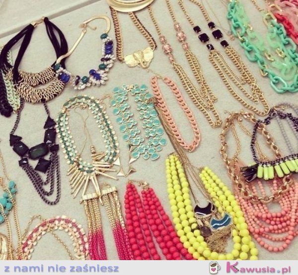 Przecudna kolekcja naszyjników