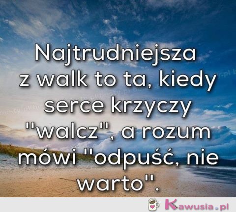 Bardzo ciężka walka