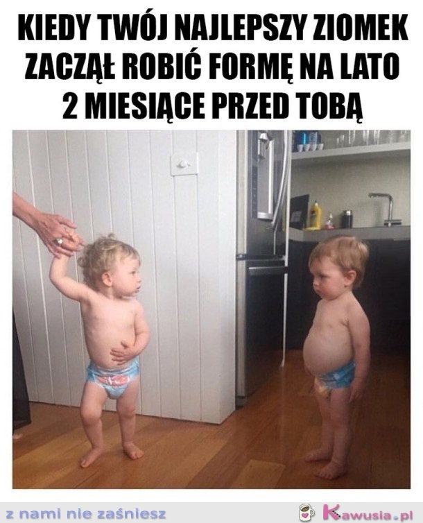 ZIOMEK WCZEŚNIEJ ZROBIŁ FORMĘ