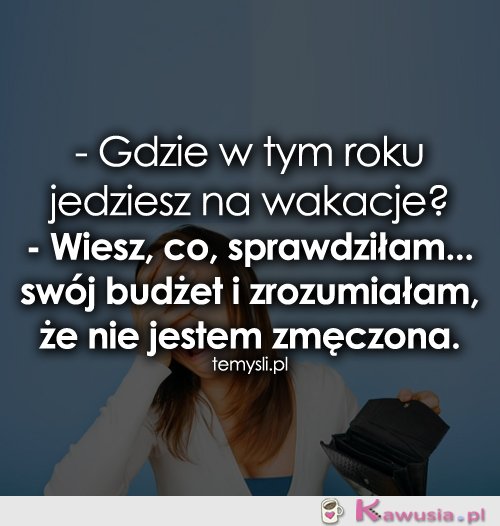 Gdzie w tym roku jedziesz na wakacje?