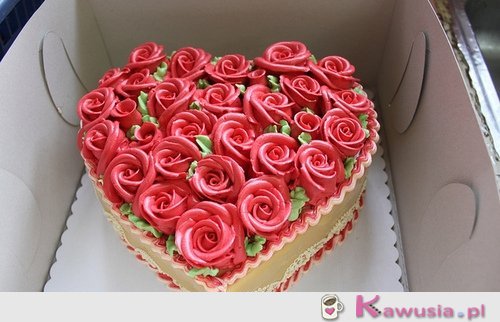 Piękny tort różyczki
