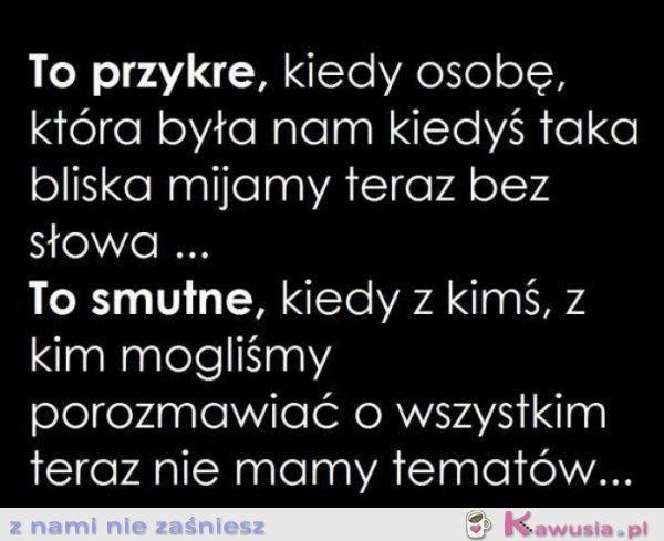 To przykre