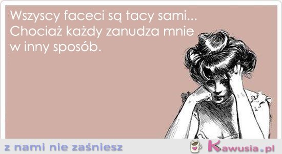 Wszyscy faceci są tacy sami