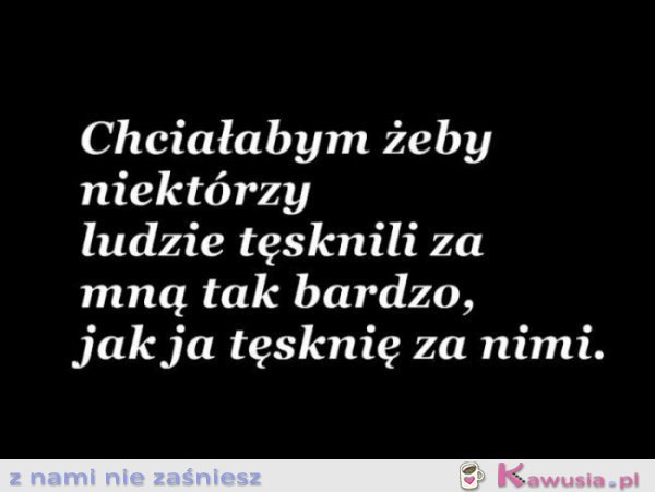 Chciałabym żeby...