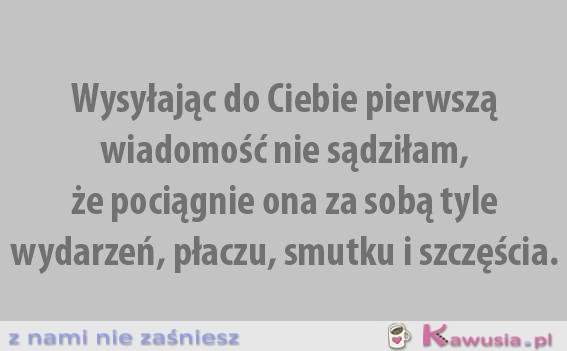 Nie sądziłam...