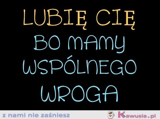 Lubię Cię bo...