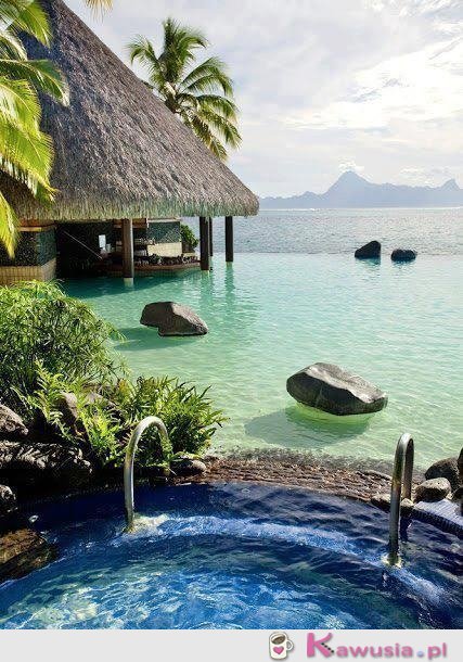 Piękne miejsce na Bora Bora