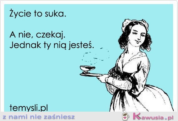 Życie to suka...