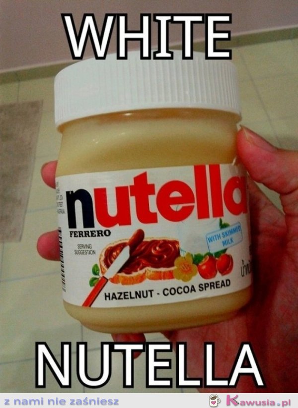 White nutella