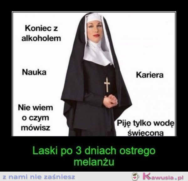 Po 3 dniach ostrego picia
