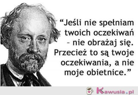 Jeśli nie spełniam twoich oczekiwań